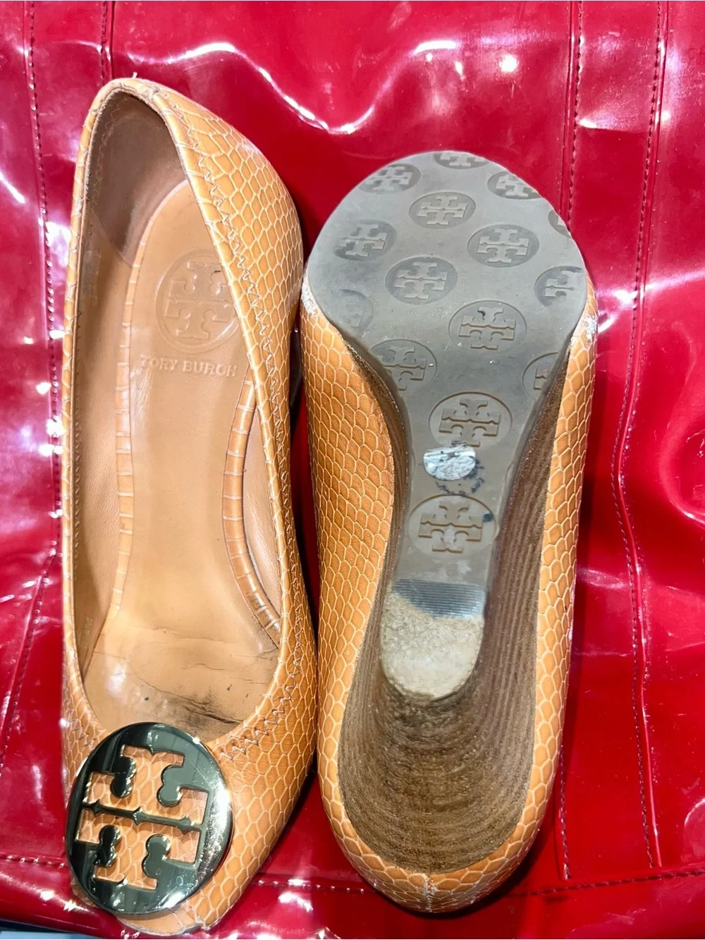 Tory Burch tan leather